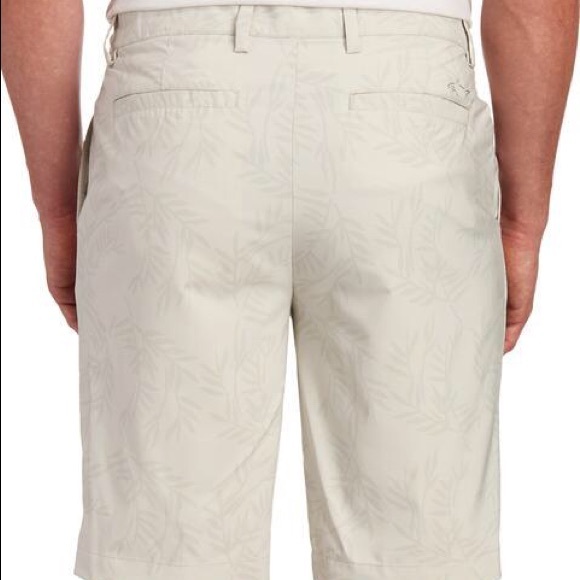GREG NORMAN Palm Flat Front Golf Shorts 34 - Picture 2 of 6